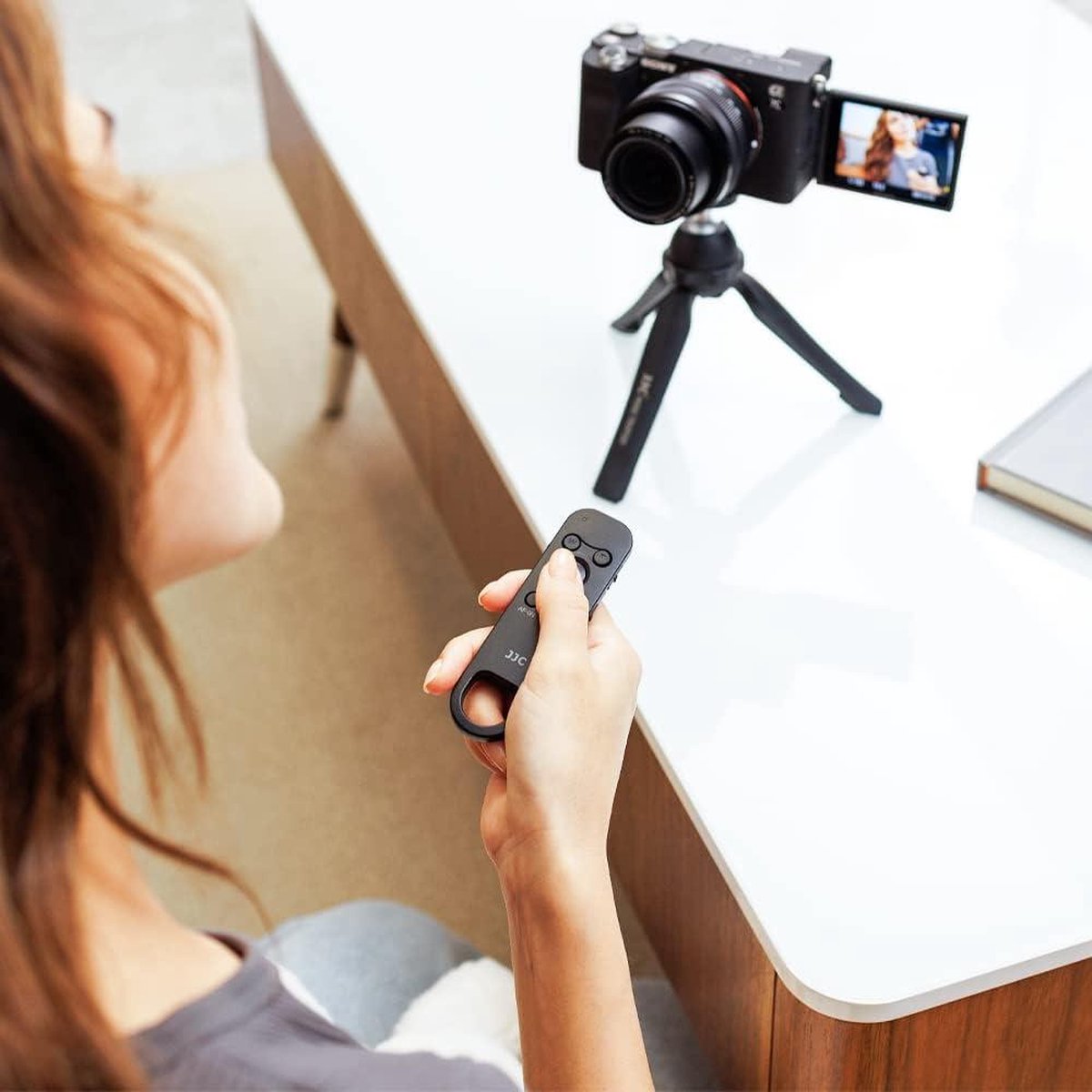 Bluetooth Draadloze Afstandsbediening voor Sony Photo a7 IV III - a7S III - A7C II - A7C R - a7R V IV III - a1 - a9 III - a9 II - RX0 II - RX100 VII - ZV-E10 - ZV-1 - ZV-1 - ZV-1F - a6400 - a6600 - Vervangingen voor Sony Camera