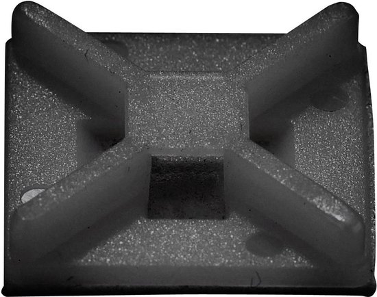 TRU COMPONENTS Embase de fixation 541227 4 voies noir 50 pc(s)