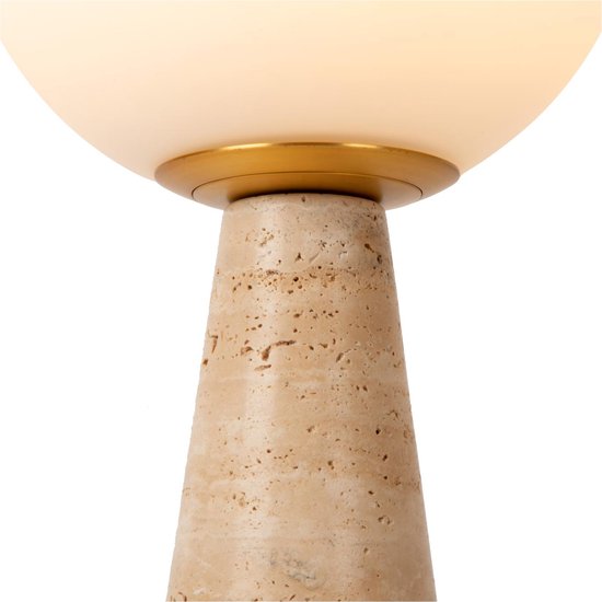 Lucide EVIN - Lampe de table - 1xE27 - Opale