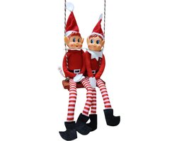 naughty elves - Elves behavin badly | Kerst - pop - Jongen, meisje en schommel | Kerstmis traditie