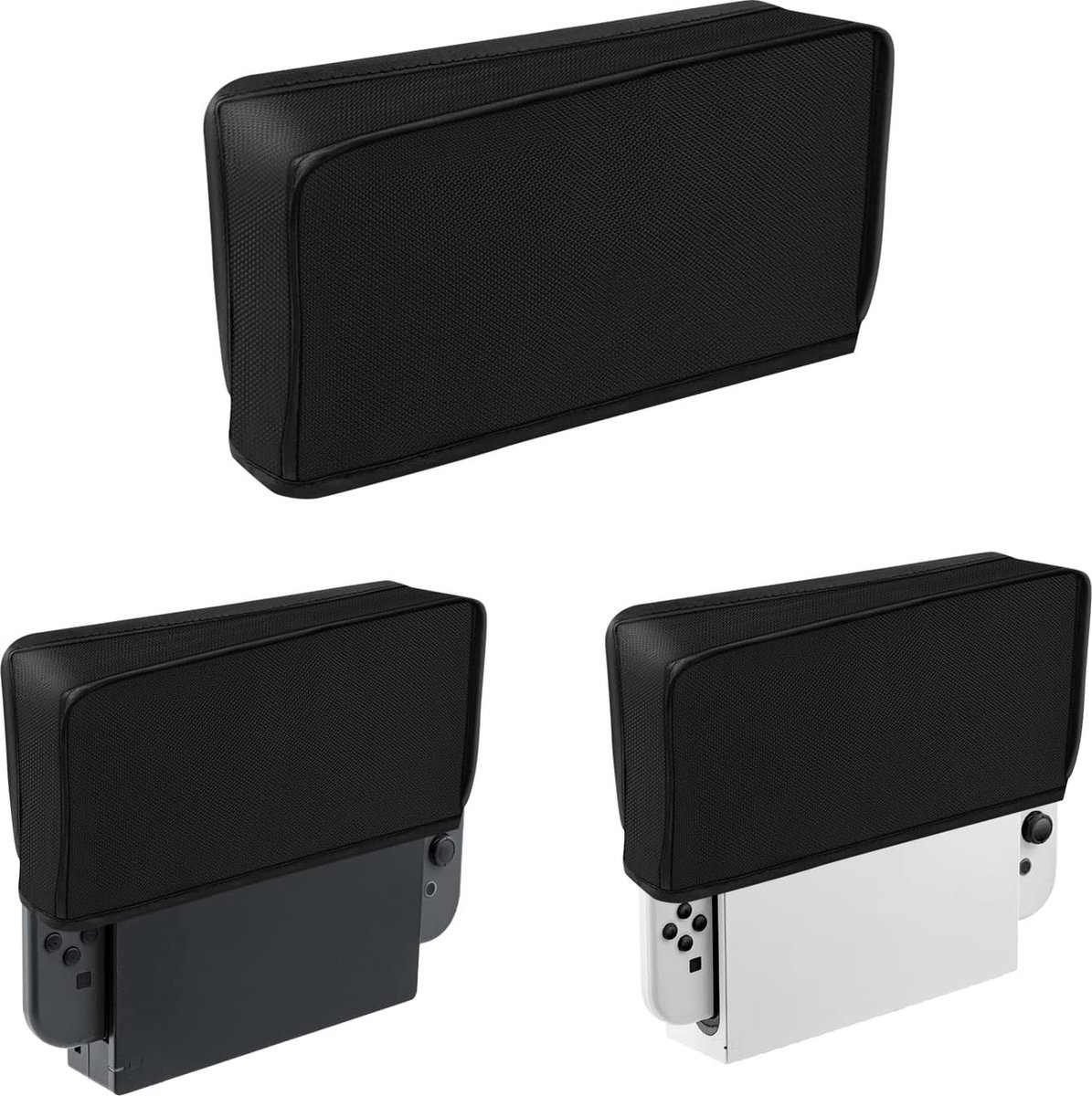 oCreon Krastbestendige en Waterproof Beschermcase voor Nintendo Switch/Switch OLED – Zwart
