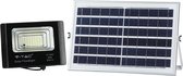 V-TAC VT-25W Solar Schijnwerper - IP65 Waterdicht - Zwart - 12W - 550 Lumen - 6000K