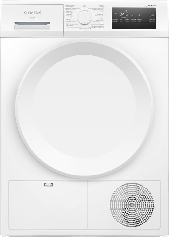 Siemens WT43H00AFG - iQ300 - Sèche-linge pompe à chaleur - 8 kg - Etiquette énergétique A++ - 65 dB
