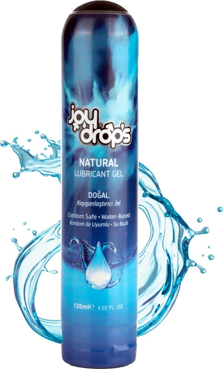 Goedkoopste JOY DROPS Glijmiddel op Waterbasis, Geurloze Glijmiddel Gel voor Vrouwen Mannen, Condoom Speelgoed Compatibel Glijmiddel Gel Niet Kleverig, Niet Vlekkend, Langdurig, pH Gebalanceerd, 125 Ml, Natuurlijk