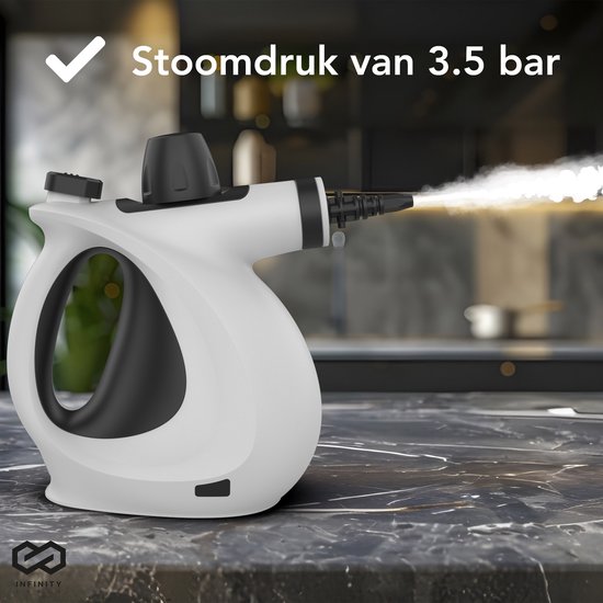 LUMAN 12 in 1 Stoomreiniger V1 - Tapijtreiniger - Vlekkenreiniger - Grijs