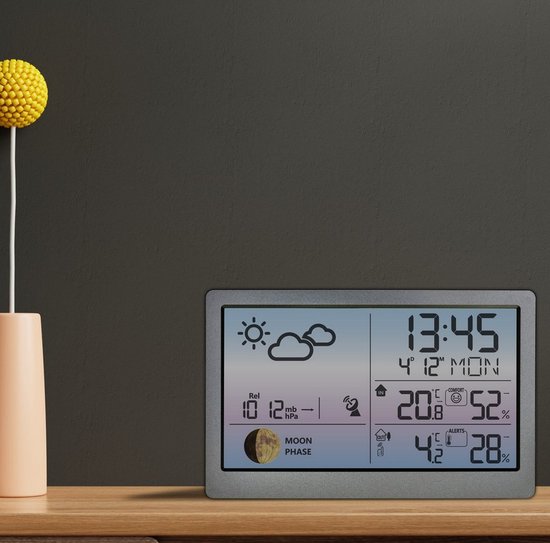 TFA Dostmann LUNA SKY 35.1169.10 Funk-Wetterstation Vorhersage für 12