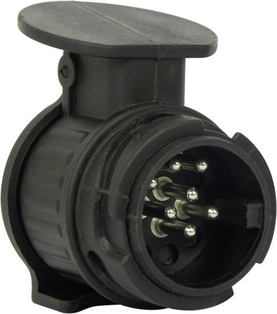 Carpoint Adapter 13-Polig naar 7-Polig – 12V – Plug & Play – Voor Auto & Caravan – Duurzaam Kunststof – Compact