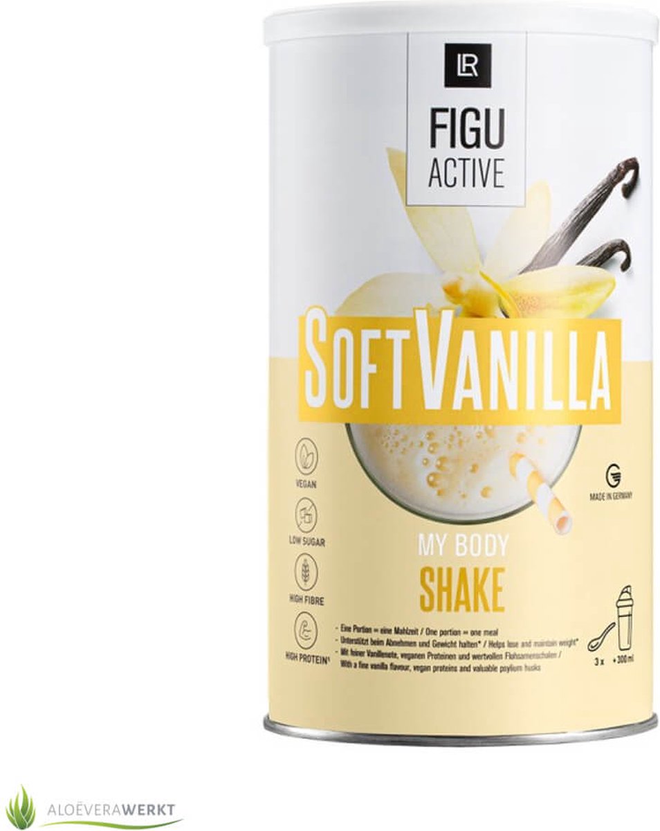 LR figuactive Shake Vanille smaak. Bodymission Figuactive. Afslank. Maaltijdvervanger