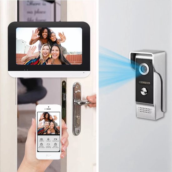 Home-Locking buitenpaneel/deurbel camera voor cloud videofoon. T-2301A — afbeelding 2