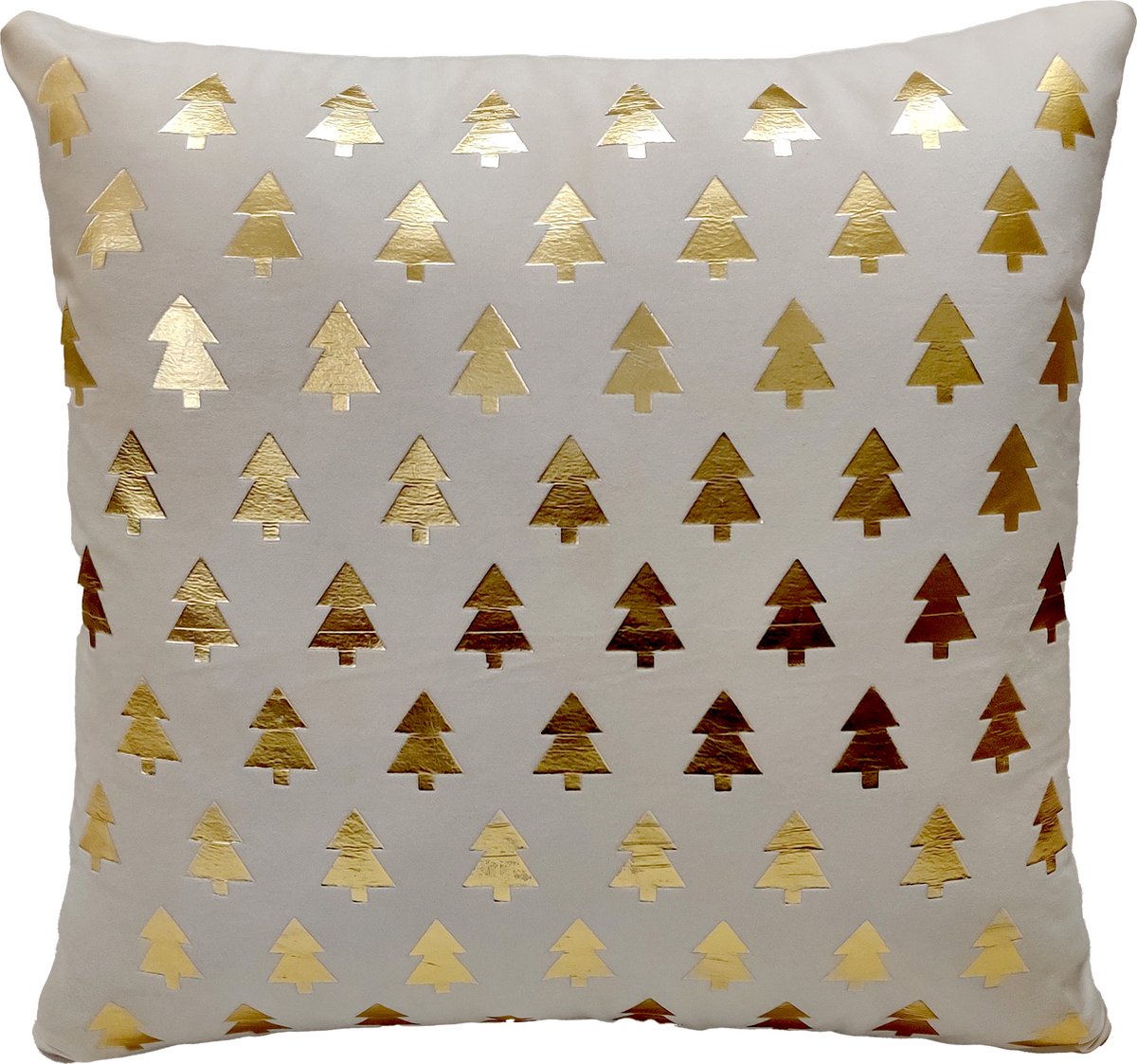 50 X 50 cm Kussenhoes | Kussenhoezen | Kussenhoesjes | Sierkussen | Velvet | met rits | Wit