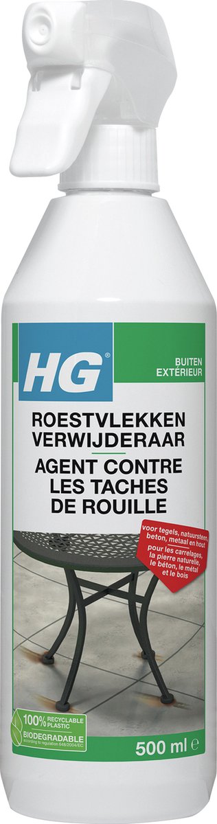 Goedkoopste HG roestvlekkenverwijderaar 500ml