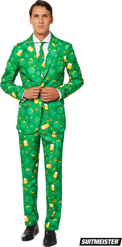 Suitmeister St. Patrick Verkleedpak - Mannen Kostuum - Groen - Maat XXL