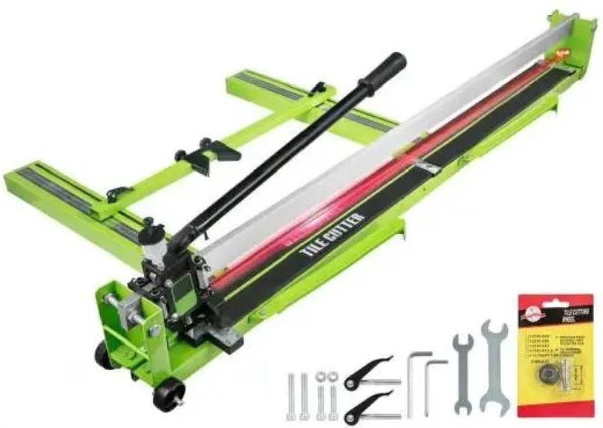 Currentgoodz - Tegelsnijder - Handmatig - Infraroodlaserpositionering - Vloersnijder - Tile Cutter - 800MM - Groen