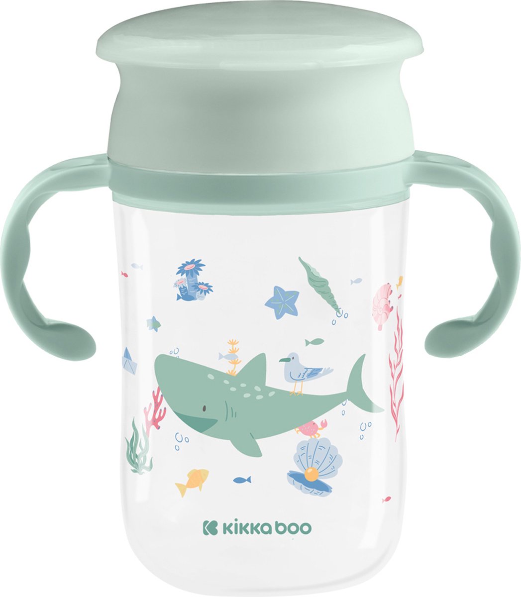 Kikkaboo Diepzee 360 Drinkbeker - 300ml - Mint