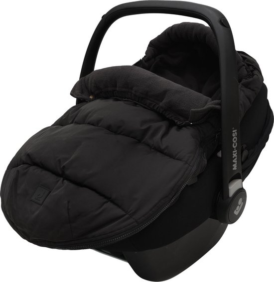 Jollein Baby Voetenzak Groep 0+ 3/5 punts - Puffed Zwart