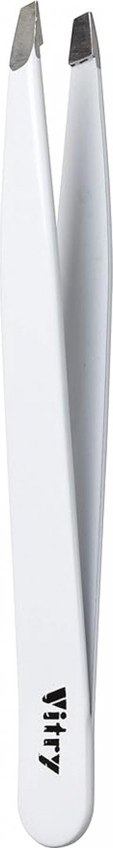 Goedkoopste Vitry Professioneel Pincet Roestvrij Staal Bias Bek Kleur 9 cm (Kleur Wit
