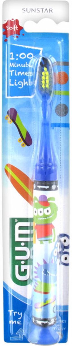 Sunstar Gum Kids - 7+ jaar tandenborstel - Paars
