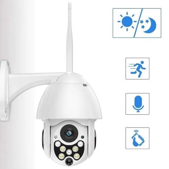 Vyzio - Beveiligingscamera Buiten - Buiten Camera met Nachtzicht - Buitencamera Wifi met App - Buiten Camera - Buitencamera Draadloos Wifi en App - Inclusief SD Kaart - DIGICAM van Merkloos — afbeelding 5