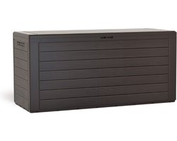 Garronda Tuinkussenbox 280l – Tuinopbergbox – Tuinbox – Opberger – Tuinkast – Bruin