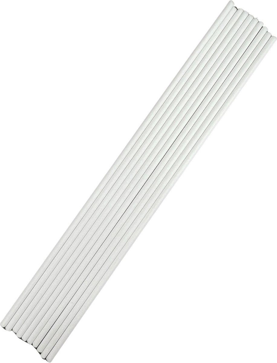 Luxe Losse Aromatherapie Geurstokjes - 25 Stuks - Witte Vezel - 26cm x 4mm - Geurverspreiders - Navulling Geurstokjes Wit - Diffuser