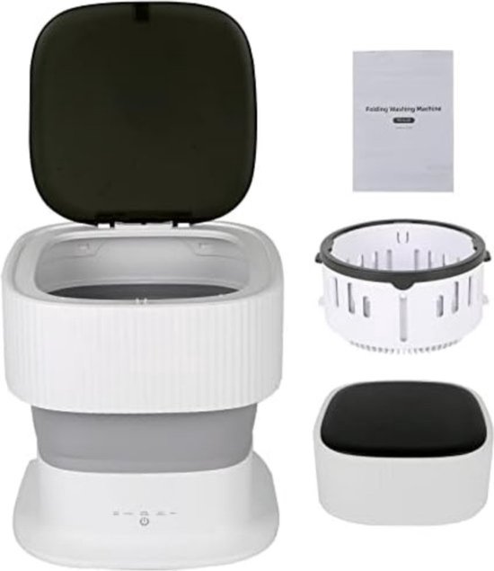 Mini Wasmachine - 6,5 l mini-wasmachine, draagbaar en opvouwbaar, draagbare wasmachine met centrifuge, zacht en emmer voor thuis, slaapzaal Mini Wasmachine - 6,5 l mini-wasmachine, draagbaar en opvouwbaar, draagbare wasmachine met centrifuge, zacht en emmer voor thuis, slaapzaal