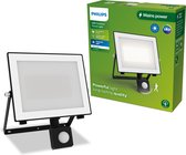 Philips Lois floodlight - Zwart - 50W - Helder warm licht; 3000K - Bewegingssensor - Verstraler