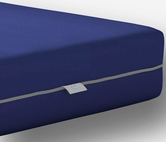 Zorgmatras - 90x200 - 20 CM - Waterdichte Incontinentie matras - Afritsbaar / Wasbaar - Koudschuim HR - Medium