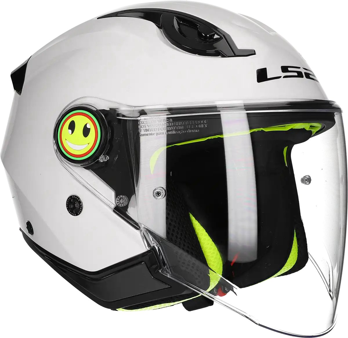 LS2 Helm Funny II Solid OF622 wit maat L