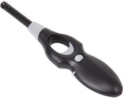 Nuvona Gasaansteker - gevuld geleverd - aansteker vuurwerk - met aluminium uiteinde - 27 cm