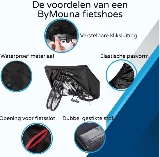 Bushbock® Premium ripstop fietshoes, waterdicht, weerbestendige fietsgarage van ultra scheurbestendig materiaal, extra sterk, beschermhoes voor 1-3 fietsen