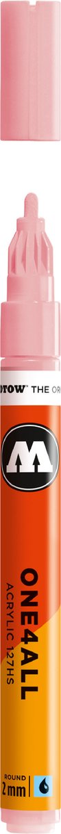 Molotow ONE4ALL Lichtroze verfstift - 127HS-CO 2mm marker