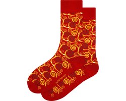 Kunst sokken - The tree of life: Gustav Klimt - Sokken Heren 41 46 - Biologisch Katoenen Sokken - funny socks happy - Vrolijke Sokken - Grappige Sokken - Sokken Cadeau