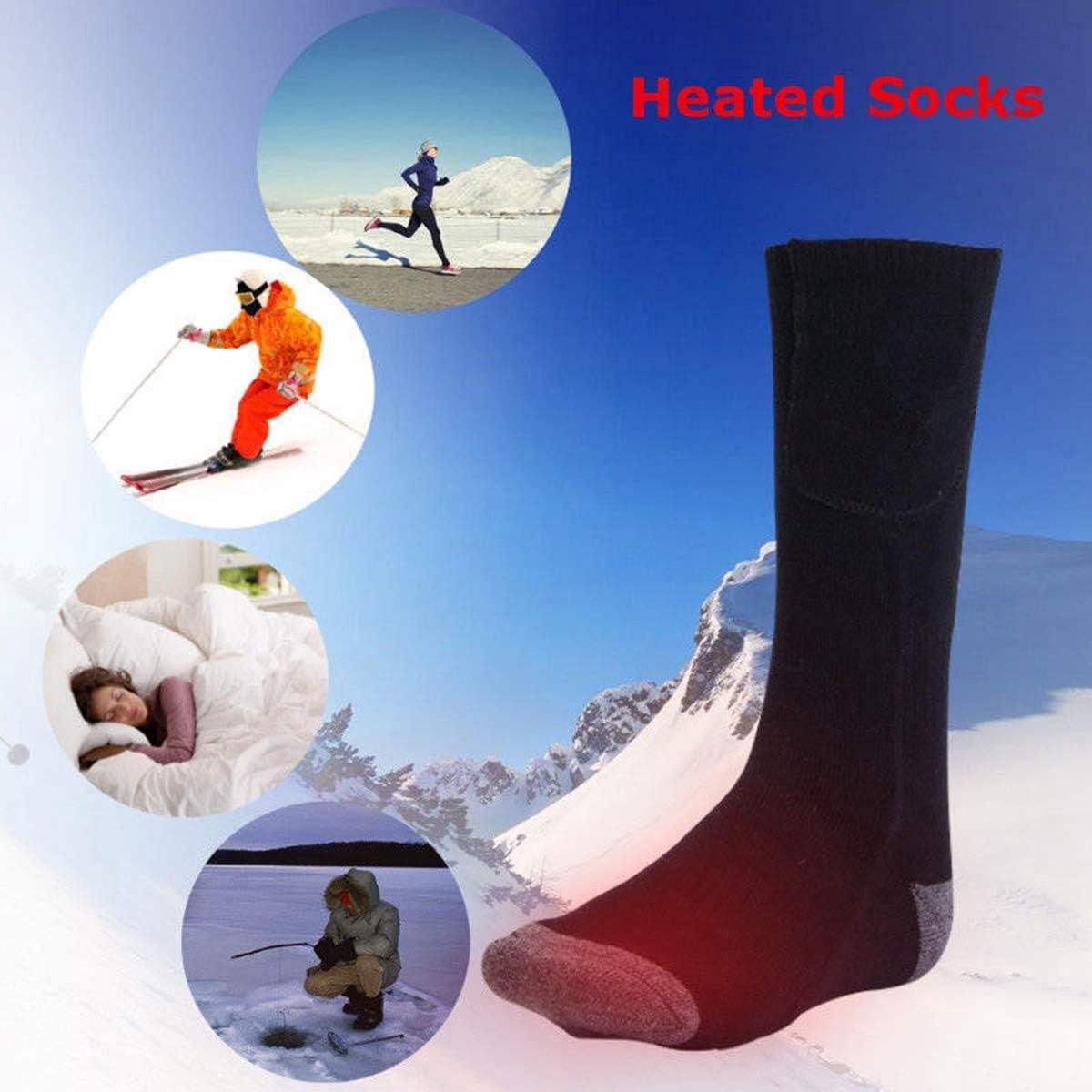 Mrs. Jones Elektrisch Verwarmde Sokken Batterij-Aangedreven Voeten Warmer Verwarming Winter Warme Sokken Unisex Verwarming Thermische Kousen Geschikt Voor Wandelen Klimmen Andere . — cadeau in Sport & Outdoor - foto 2