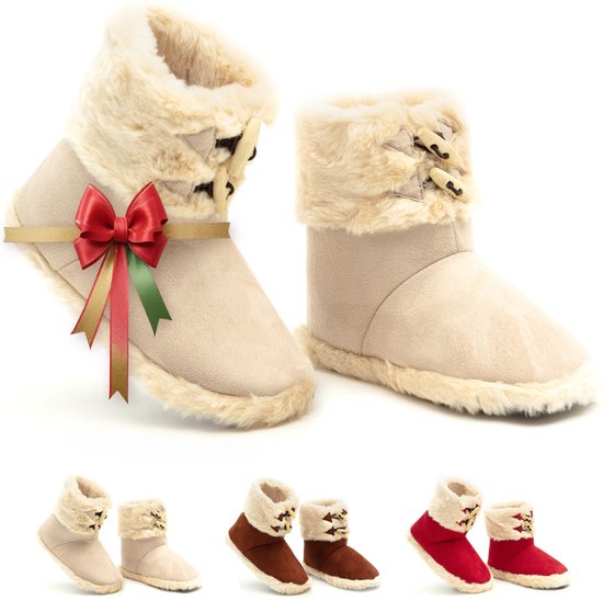 Solemates® Rope Sloffen/Pantoffels - Dames/Heren - Beige - Maat 40/41 - Anti-Slip - Hoog