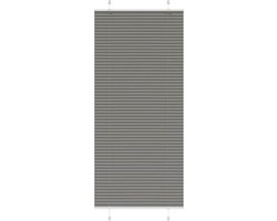 vidaXL - Plissé - rolgordijn - 85x200 - cm - stofbreedte - 84,4 - cm - antraciet