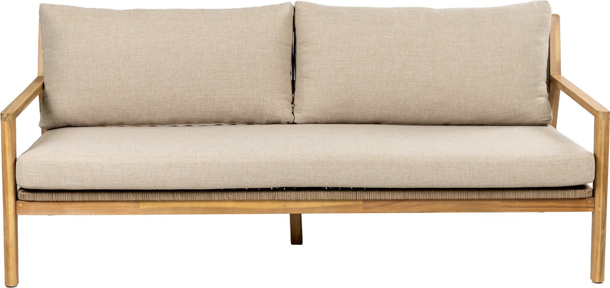 Loungebank Felline | 3-persoons | Naturel | Acaciahout