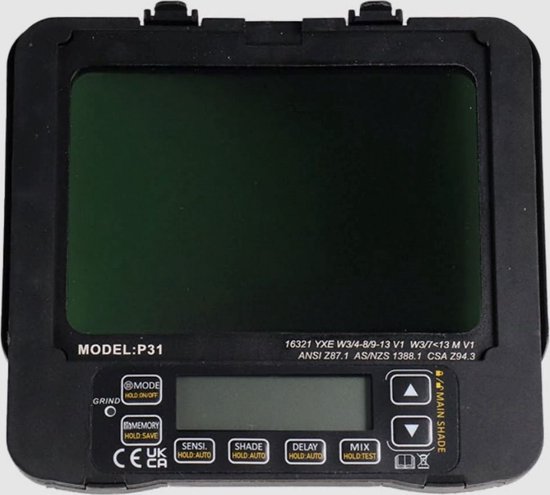 Casque de soudage Parweld XR943H pliable automatique MIG TIG Co2 meulage capot de soudage Plasma