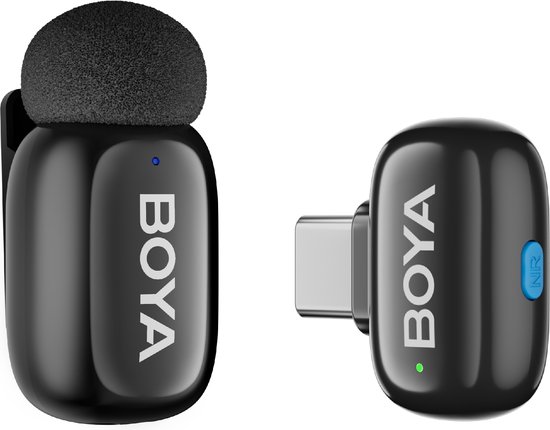 Boya Mini-12 2.4 GHz Ultra Mini Wireless Microphone Black (2TX+2RX) — afbeelding 2