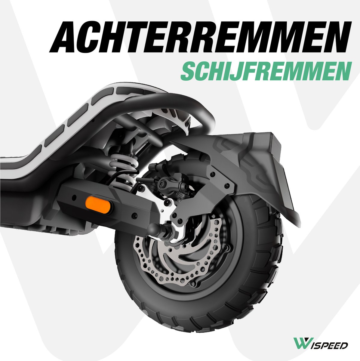 Afbeelding 2 van Wispeed - SuvPilot 480 - Elektrische step - Off Road Model - Krachtige 900WMotor - Snelheid tot 25km/h - Bereik tot 60km - Wit