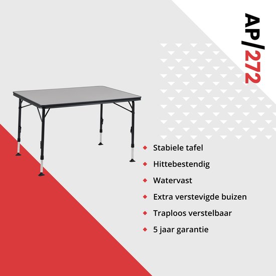 Crespo - Tafel - AP/272 - 120x80 cm - Zwart van Crespo — afbeelding 3