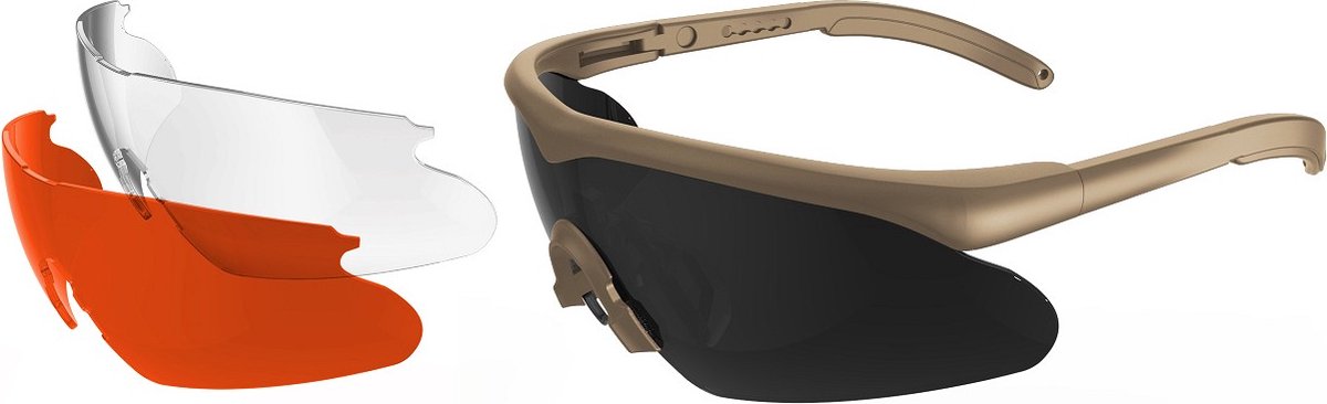 Swiss Eye Bril Raptor Pro 10165 Bruin
