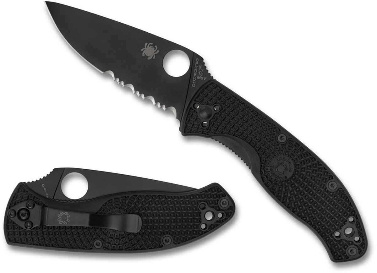 Spyderco Zakmes Tenacious Lightweight Black / Black 8Cr13MoV CE