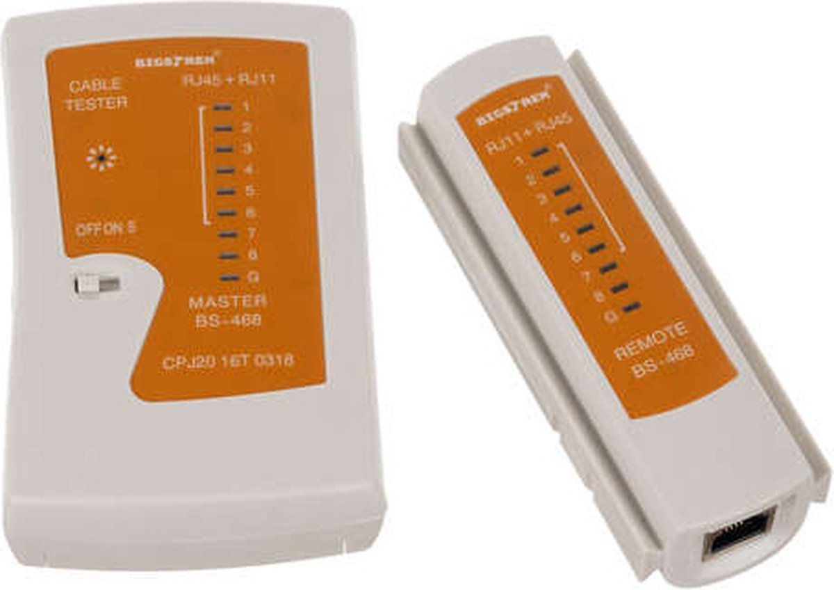 CSL - Netzwerk Kabeltester für RJ45 RJ11 Patchkabel Tester
