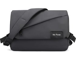 YOLO SHOP®-schoudertas heren-messenger bag voor dagelijks gebruik-kantoor-reizen-waterdichte heren schoudertassen-Grijs