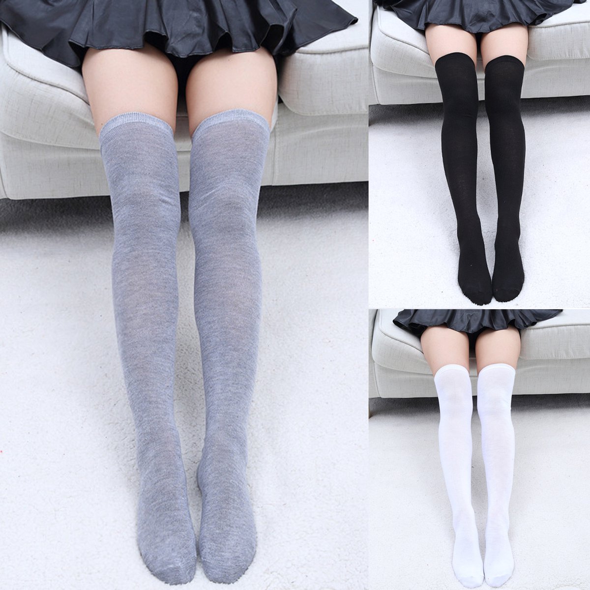 Dames Kniekousen, Kat Cartoon Lange Kousen, Dames Sokken, Cartoon Kat Dij Hoge Kousen Meisjes Sailor Moon Overknee Sokken Dieren Lange Panty voor