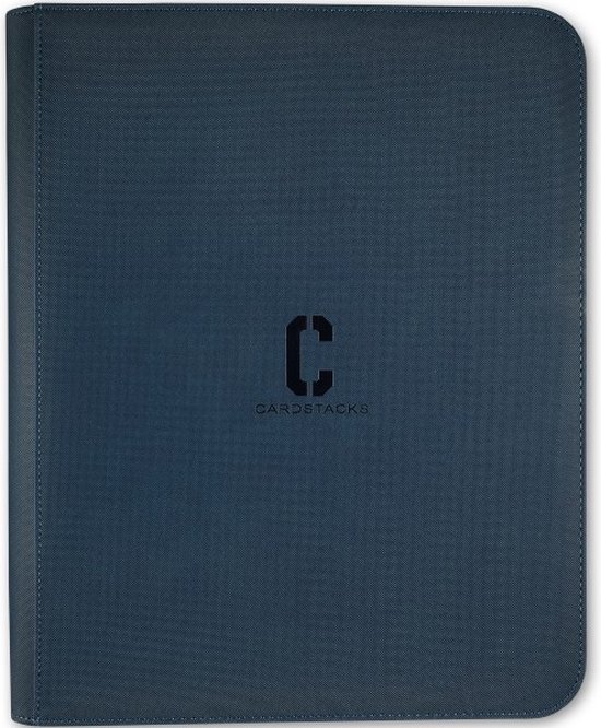 Cardstacks - Toploader Zip Binder 9 Pocket - Blauw