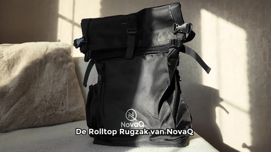 Rolltop Rugzak Heren 31 Liter - Waterdicht Met Laptopvak Voor Reizen, Werk, Fietsen & Sport