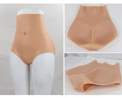 High Waist - 100% hypoallergene - medische siliconen body - one size - bilvergroter - bredere heupen - elastisch - shapewear - shaping - Vrouwen lichaam - Transgender - Vrouwelijke vorm - cosplay - crossdressing - femboy - slip - broekje - body