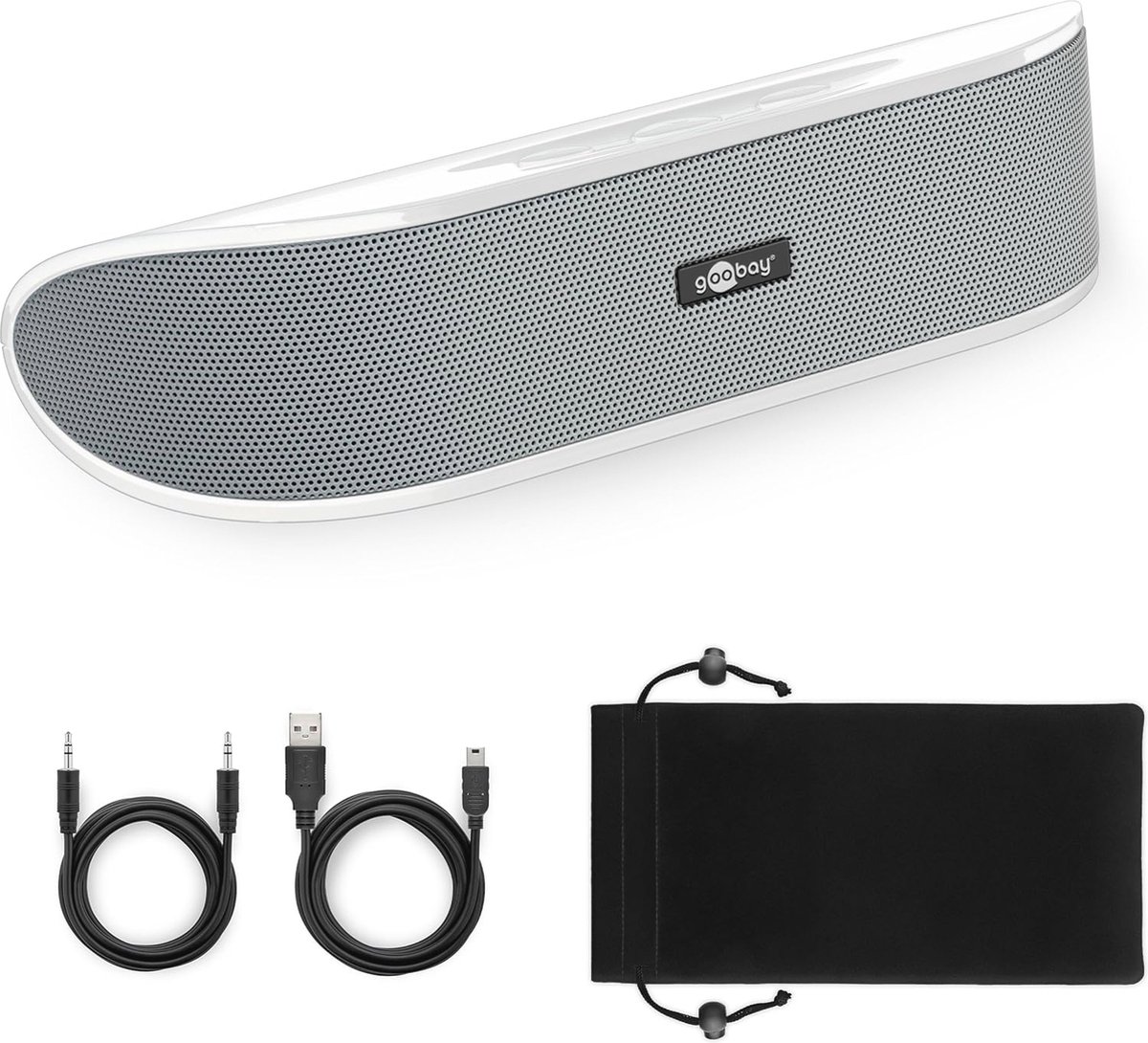 Stereo Soundbar 6W Compact Geluidssysteem voor TV en PC - Stereo - €71,28