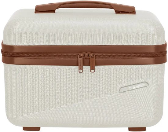 Travelite Bali Beautycase White / Cognac